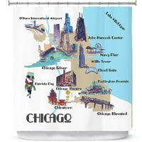 Туш Завеси 70 73 Од Дизајни На Дијаноче Од Маркус Блајхнер-Туристички Чикаго